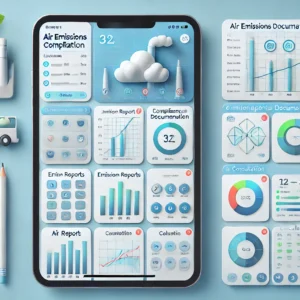 A phone with some graphs and charts on it